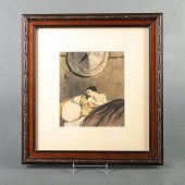 HONORE DAUMIER MIXED MEDIA FRA