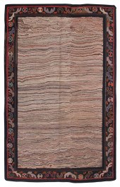 HOOKED CARPET: 9’6” X 6’1” AME