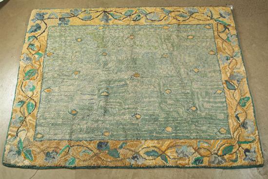 HOOKED RUG.  American  1st
