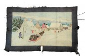 HOOKED RUG.  American  20th ce