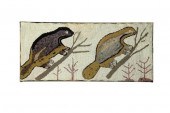 HOOKED RUG.  American  early 2