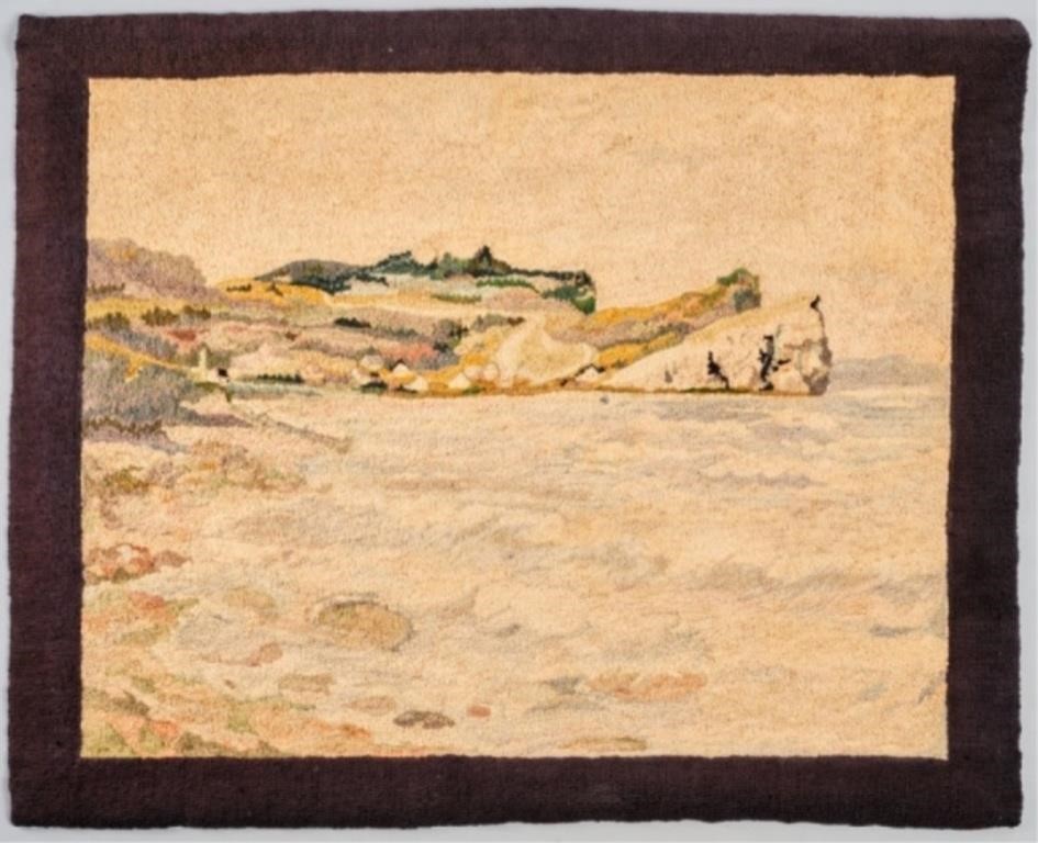 HOOKED RUG BY GEORGES É.