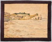HOOKED RUG BY GEORGES É. TREMB