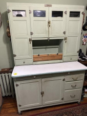 HOOSIER CABINET, MADE BY MCDOU