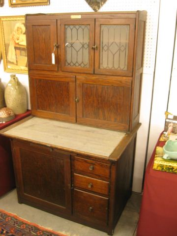 Hoosier Cabinet oak original