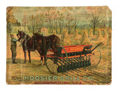 HOOSIER DRILL COMPANY SIGN<br>