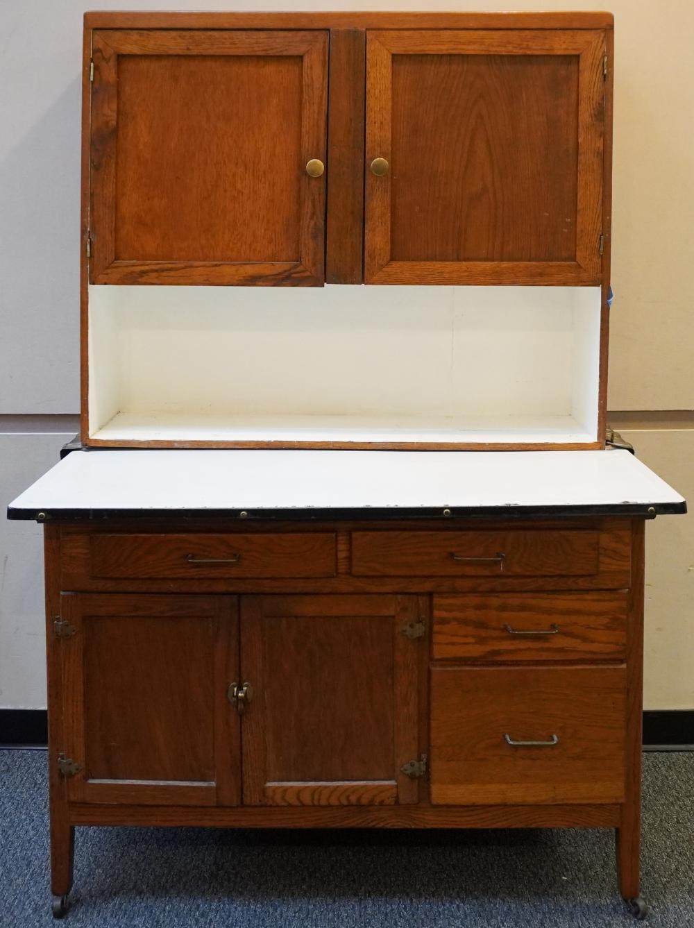 HOOSIER FRUITWOOD TWO-PART