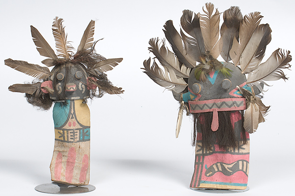 Hopi Flat-Style Katsinas lot of 2