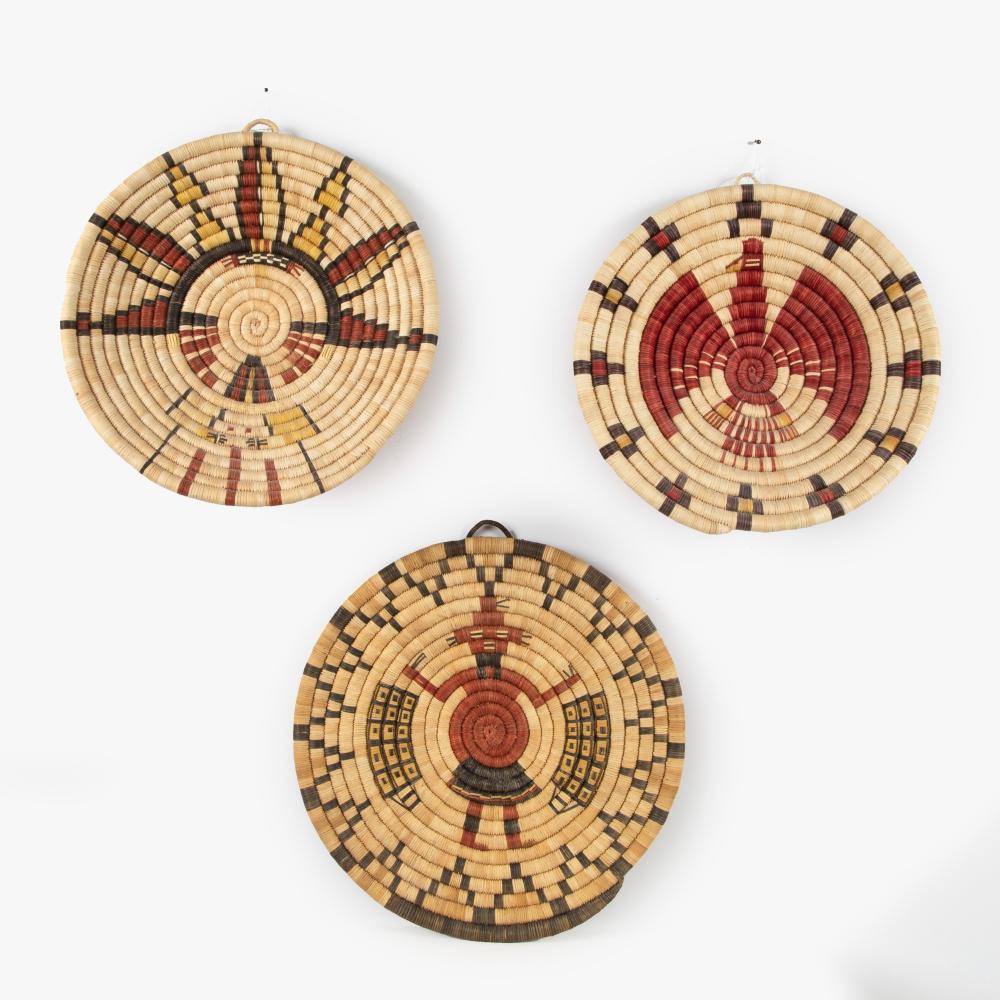 HOPI, GROUP OF THREE FIGURATIVE