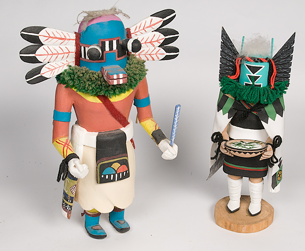 Hopi Katsinas lot of 2 including