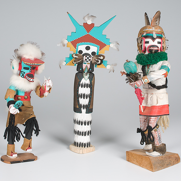 Hopi Katsinas lot of 3 includes a