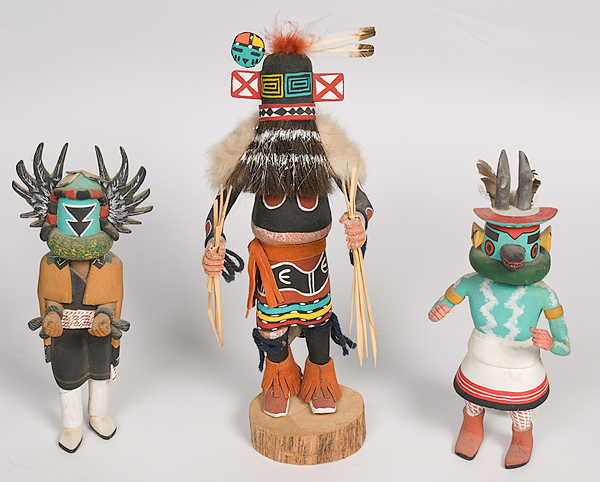Hopi Katsinas lot of 3 including
