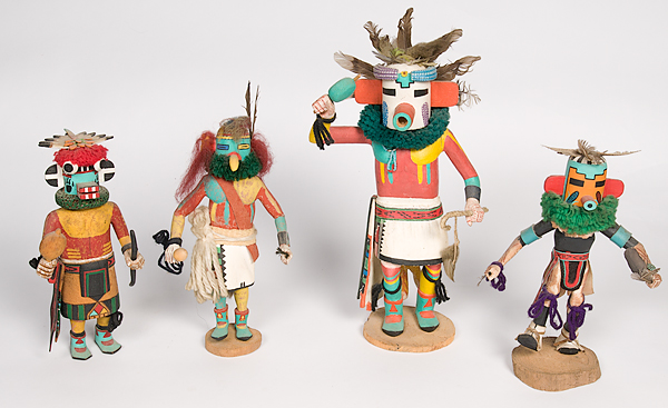 Hopi Katsinas lot of 4 including