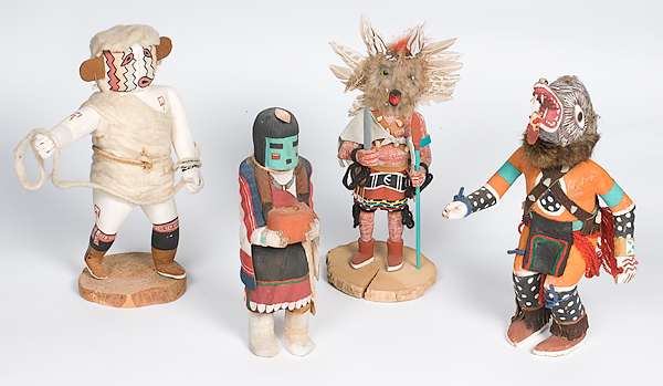 Hopi Katsinas lot of 4 includes