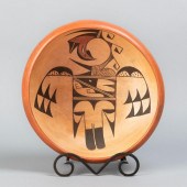 HOPI, LARGE POLYCHROME BOWL, C