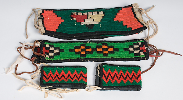 Hopi Moccasins Covers and Cuffs lot