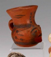 Hopi or Mohave black on red ef
