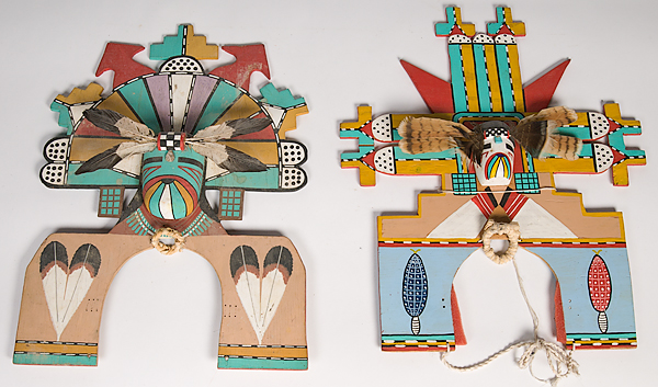 Hopi Painted Tabletas lot of 3