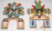 Hopi Painted Tabletas lot of 3