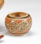     	Hopi polychrome pottery s