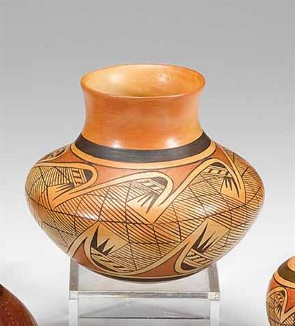 Hopi polychrome pottery  vase   