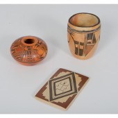 Hopi Pottery lot of 3 includes