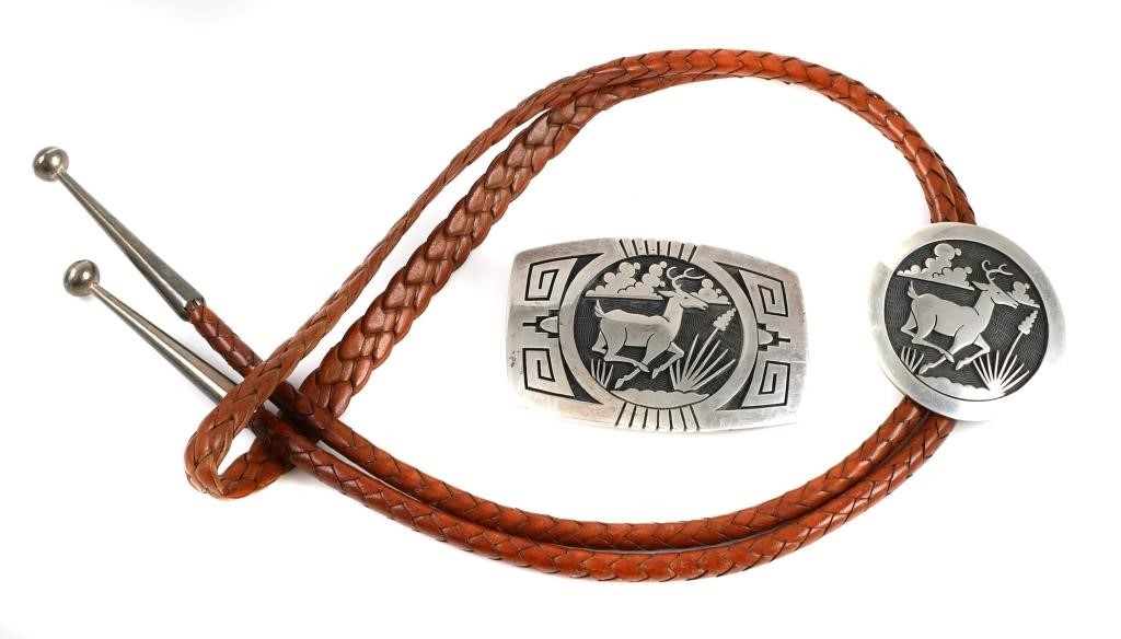 HOPI RAMON DALANGYAWMA BUCKLE AND