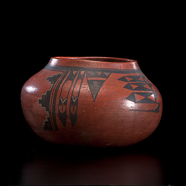 Hopi Redware Bowl globular form