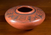HOPI REDWARE POTTERY BOWLHOPI