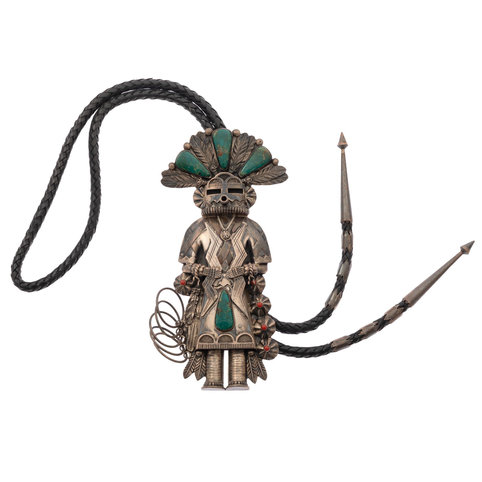 HOPI STYLE CHRYSOCHOLLA, STERLING