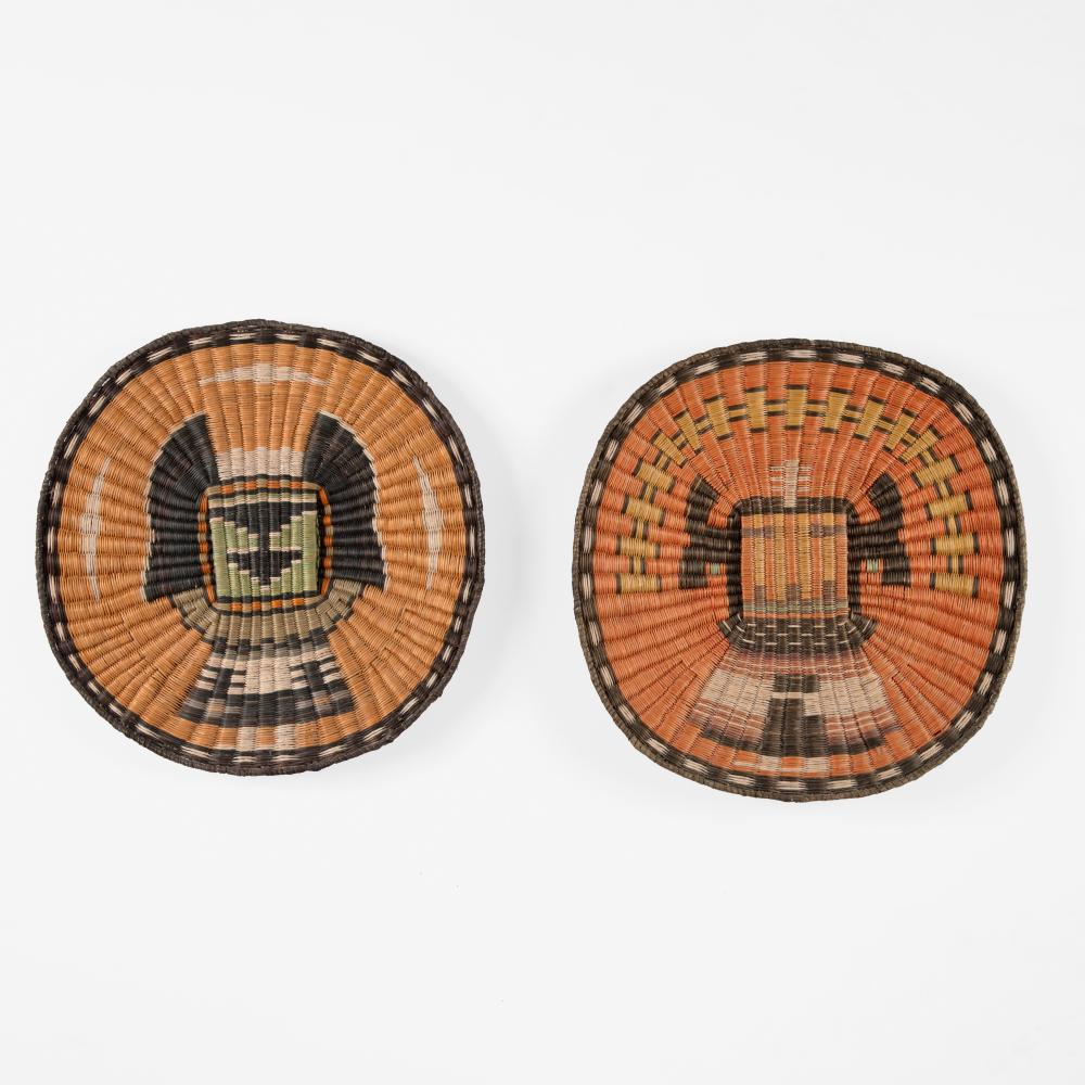 HOPI, THIRD MESA, PAIR OF FIGURAL