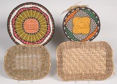 Hopi Third Mesa Wicker Baskets