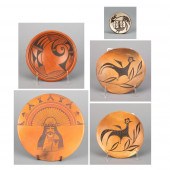 HOPI/ACOMA, GROUP OF FIVE PLAT