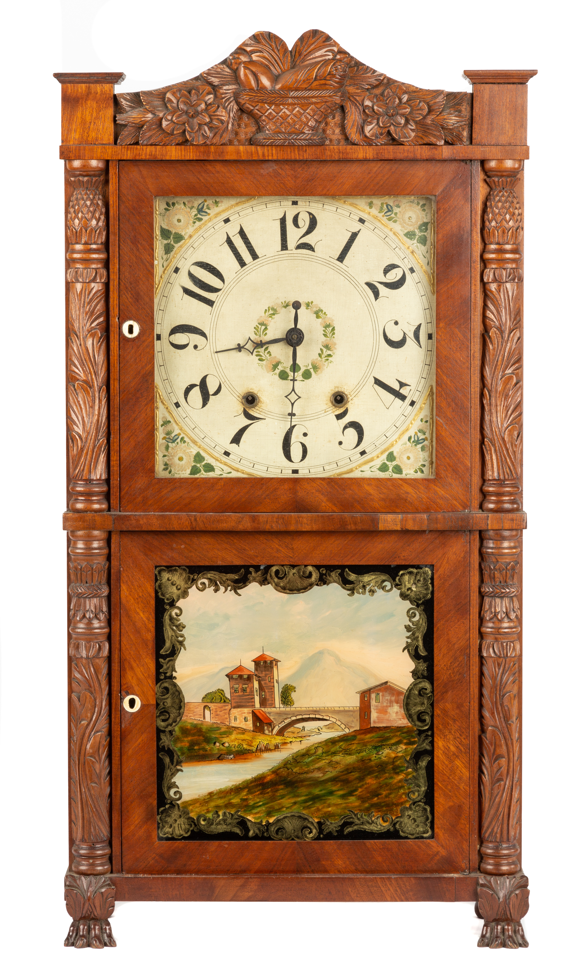 HOPKINS AND ALFRED SHELF CLOCK