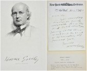 HORACE GREELY HANDWRITTEN LETT