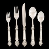 HORCHOW PLUME SILVERPLATE FLAT
