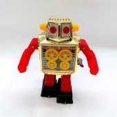 HORIKAWA WIND UP GEAR ROBOT TO