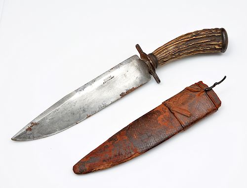 HORN HANDLE KNIFE WITH ORIGINAL