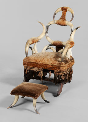 Horn Platform Rocking Chair,
