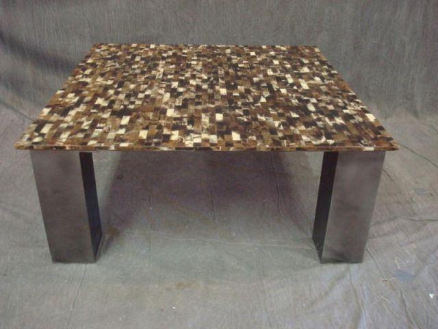 Horn Top Parquetry Midcentury