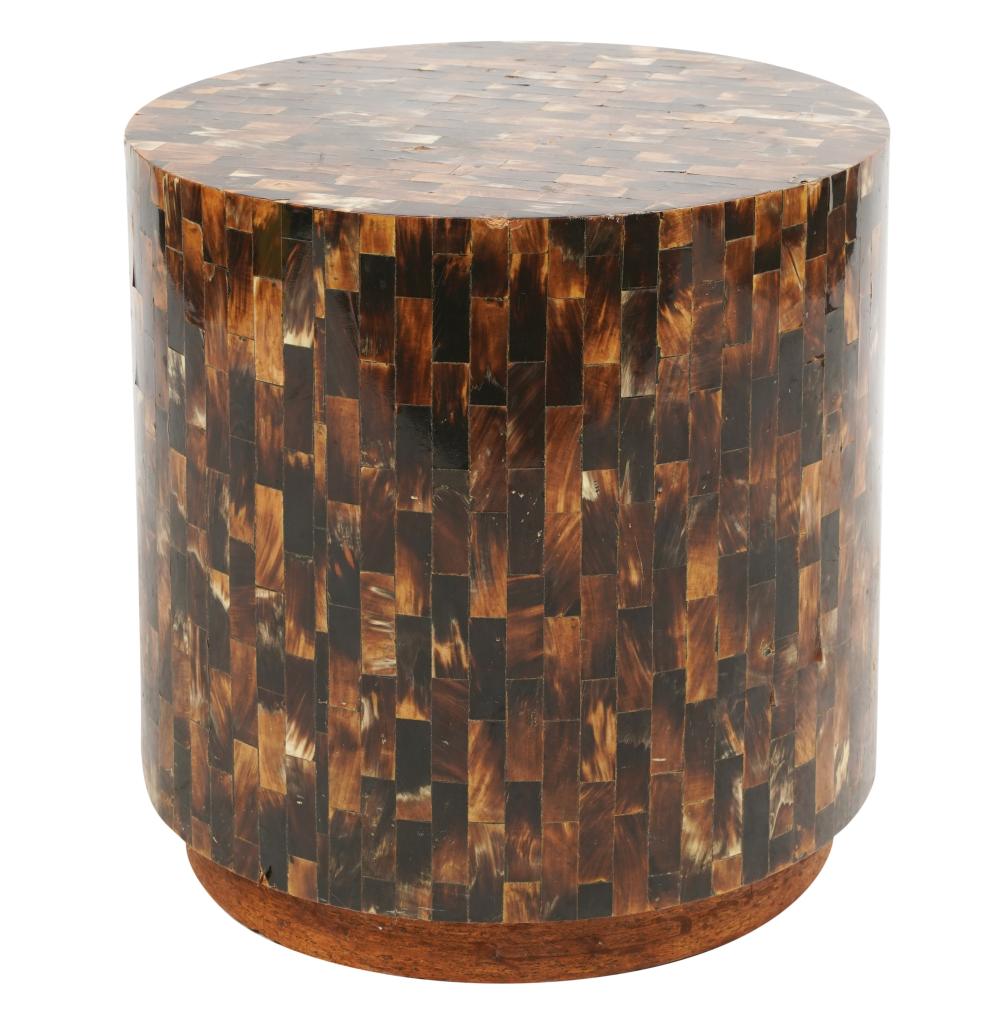 HORN-VENEERED CYLINDRICAL