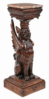 HORNER GRIFFIN PEDESTAL W/ MAR