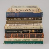 HOROLOGY - A GROUP OF TEN BOOK