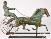 HORSE AND SULKY WEATHERVANE<br