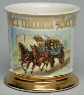 Horse-Drawn Beer Wagon. <br />