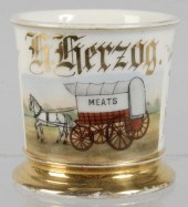 Horse-Drawn Covered Meat Wagon