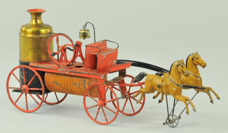 HORSE DRAWN FIRE PUMPER Appears