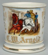 Horse-Drawn Fire Pumper Shavin