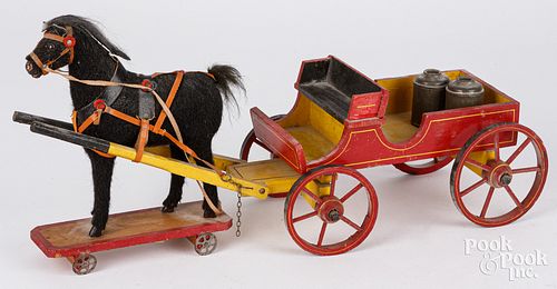 HORSE DRAWN WAGON WITH PLATFORM