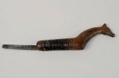HORSE EFFIGY HANDLE CROOKED KN